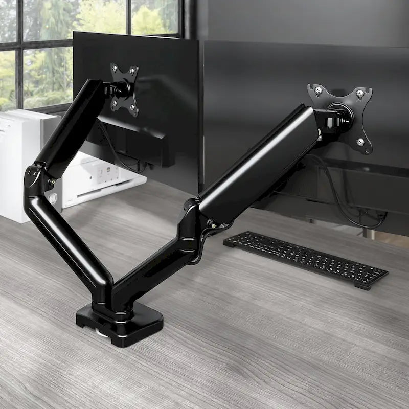 Adjustable Dual Monitor Arm with USB Port by Bush Business Furniture