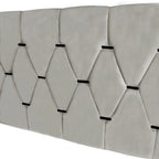 Queen Size Platform Bed with Gold Tufted Headboard, Trundle & Storage (600lb Capacity)