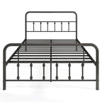 Full/Queen/King Size Bed Frame with Headboard Under Bed