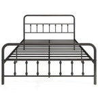 Full/Queen/King Size Bed Frame with Headboard Under Bed