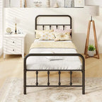 Full/Queen/King Size Bed Frame with Headboard Under Bed