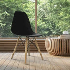 Set of 2 Modern Dining Side Chair Home Office w/ Wood - See Details