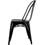 Industrial Restaurant Cafe Style Armless Chair BULK DEAL (Set of 10)