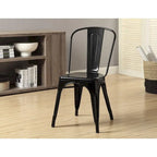 Industrial Restaurant Cafe Style Armless Chair BULK DEAL (Set of 10)