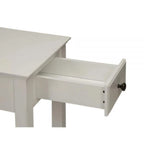 Space Saving Rectangular 23 Wooden Side End Table with Two Storage Shelve and One Drawer for Living Room - 13L X 22W x 23H