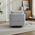 Chenille Upholstered Swivel Accent Chair for Living Room