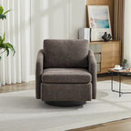 Chenille Upholstered Swivel Accent Chair for Living Room