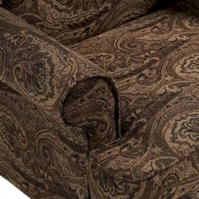Set of 2 Elegant Living Room Wing Back Arm Chair Upholstered Accent Chair