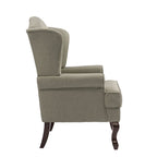 Set of 2 Elegant Living Room Wing Back Arm Chair Upholstered Accent Chair