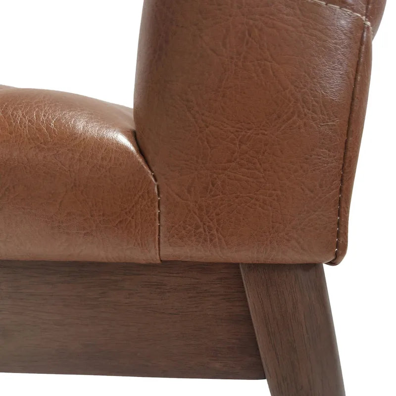 Stylish Upholstered Dining Chairs with Rubber Legs, Set of 2, for a Sophisticated Dining Experience