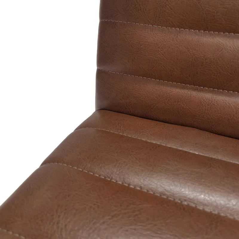 Stylish Upholstered Dining Chairs with Rubber Legs, Set of 2, for a Sophisticated Dining Experience