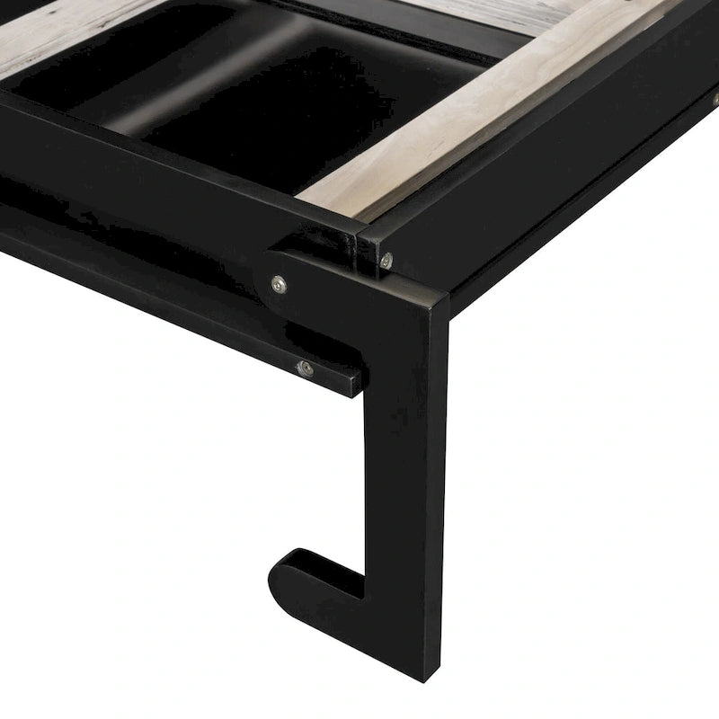 Queen Size Murphy Bed with Desk, Vanity and Cabinets, Espresso
