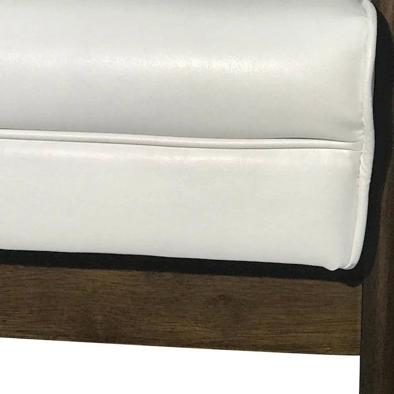 25.75 High Back Faux Leather Accent Chair