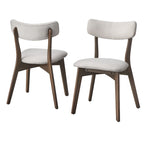 Lifestorey Cari Solid Wood Dining Chair (Set of 2)