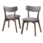 Lifestorey Cari Solid Wood Dining Chair (Set of 2)