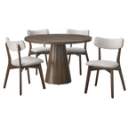 Lifestorey Cari Solid Wood Dining Chair (Set of 2)