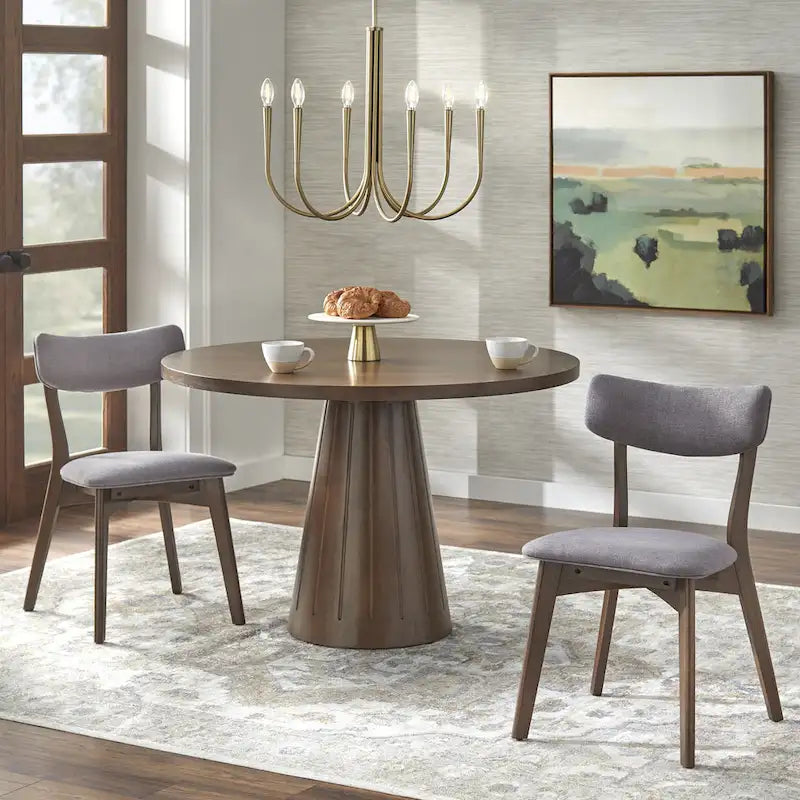 Lifestorey Cari Solid Wood Dining Chair (Set of 2)