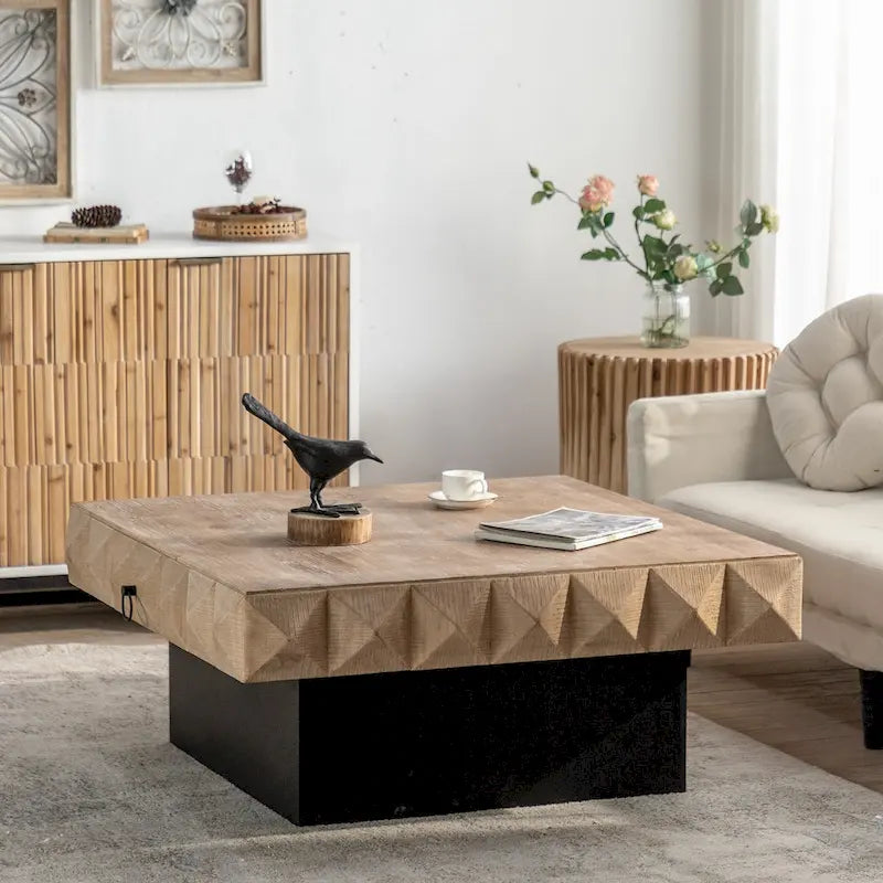 Retro Fashion Style Coffee Table,Suitable for Living Room,Office,and Dining Room