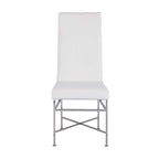 Somette Contemporary Side Chair with Steel Frame, Set of 2 - N/A