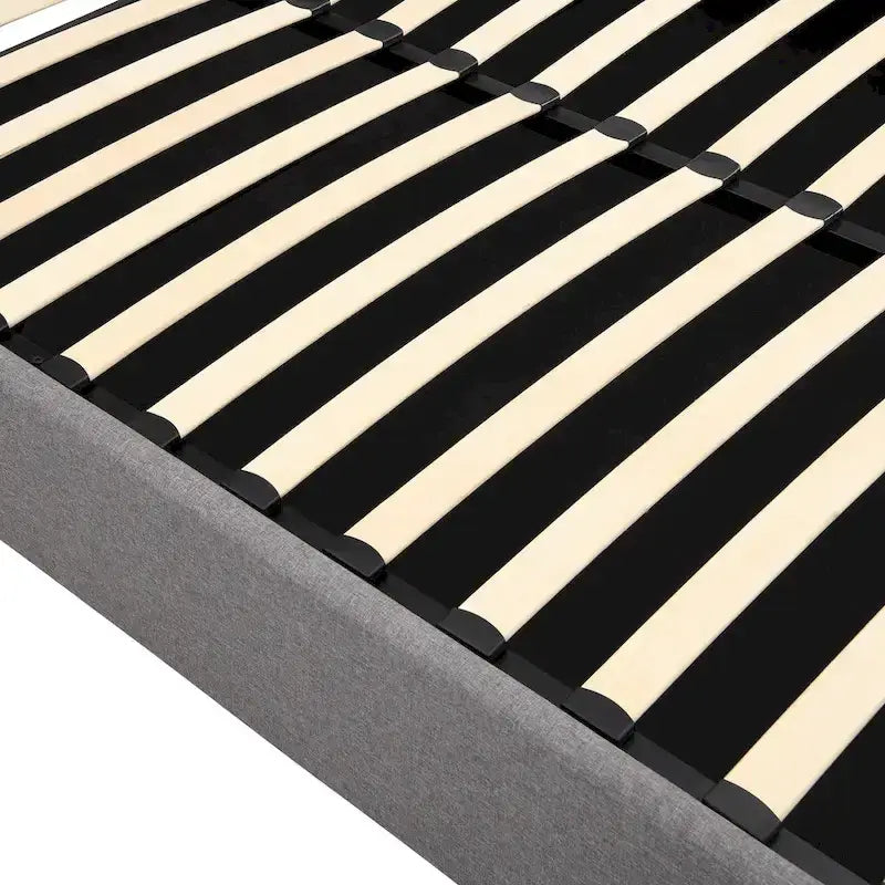 Mordern Upholstered Platform bed with a Hydraulic Storage System