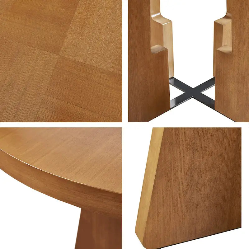 Kennedy 44 Round Dining Table - Pecan