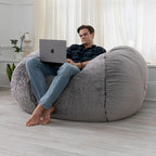 6 Foot Bean Bag, Loveseat, Sofa & Lounger - Mondo Fur