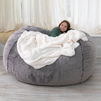 6 Foot Bean Bag, Loveseat, Sofa & Lounger - Mondo Fur