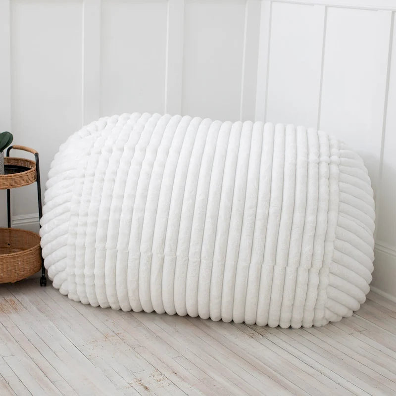 6 Foot Bean Bag, Loveseat, Sofa & Lounger - Mondo Fur