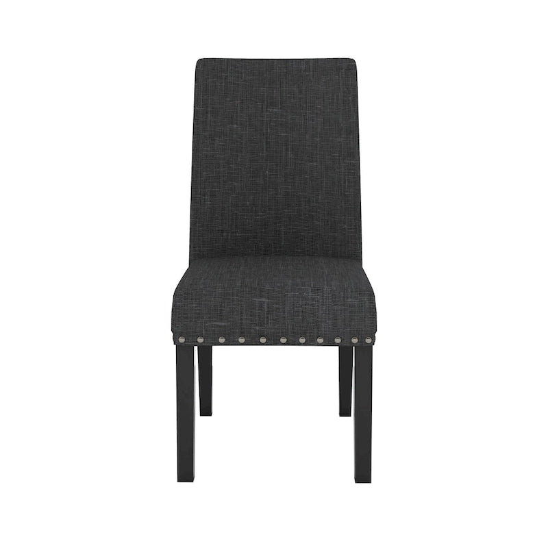 Humboldt Nailhead-trim Fabric Dining Chairs (Set of 2)