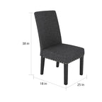 Humboldt Nailhead-trim Fabric Dining Chairs (Set of 2)
