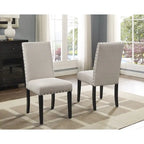 Humboldt Nailhead-trim Fabric Dining Chairs (Set of 2)