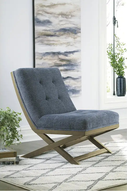 Sidewinder Casual Faux Leather Accent Chair