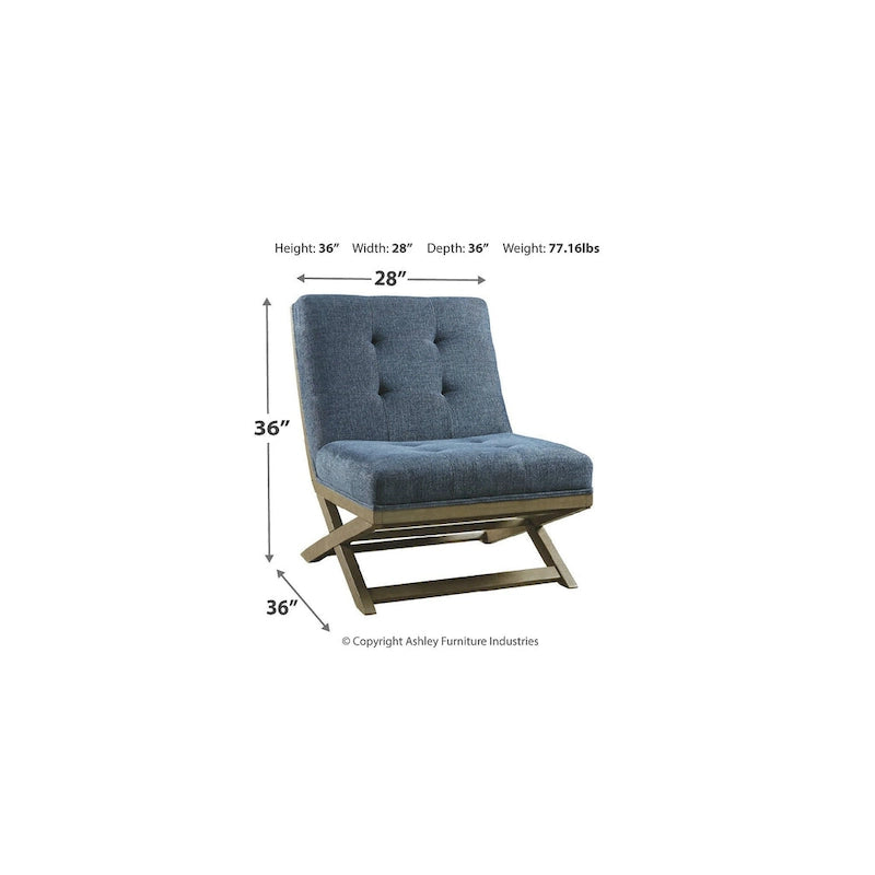 Sidewinder Casual Faux Leather Accent Chair