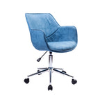 Xen Adjustable Office Chair, Microfiber, Chrome Base