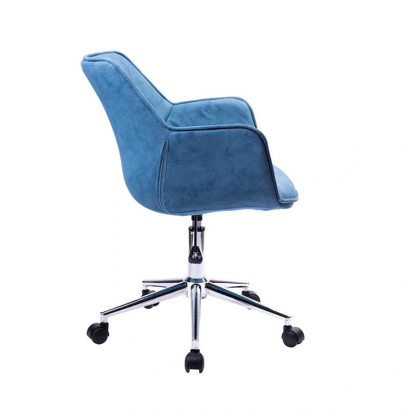 Xen Adjustable Office Chair, Microfiber, Chrome Base