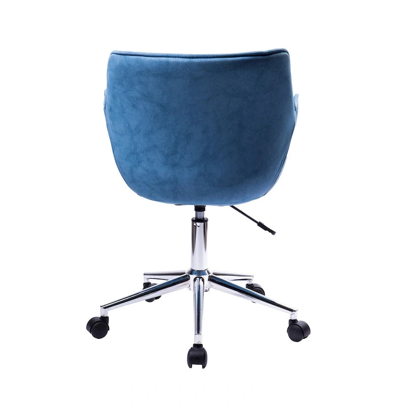 Xen Adjustable Office Chair, Microfiber, Chrome Base