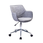 Xen Adjustable Office Chair, Microfiber, Chrome Base