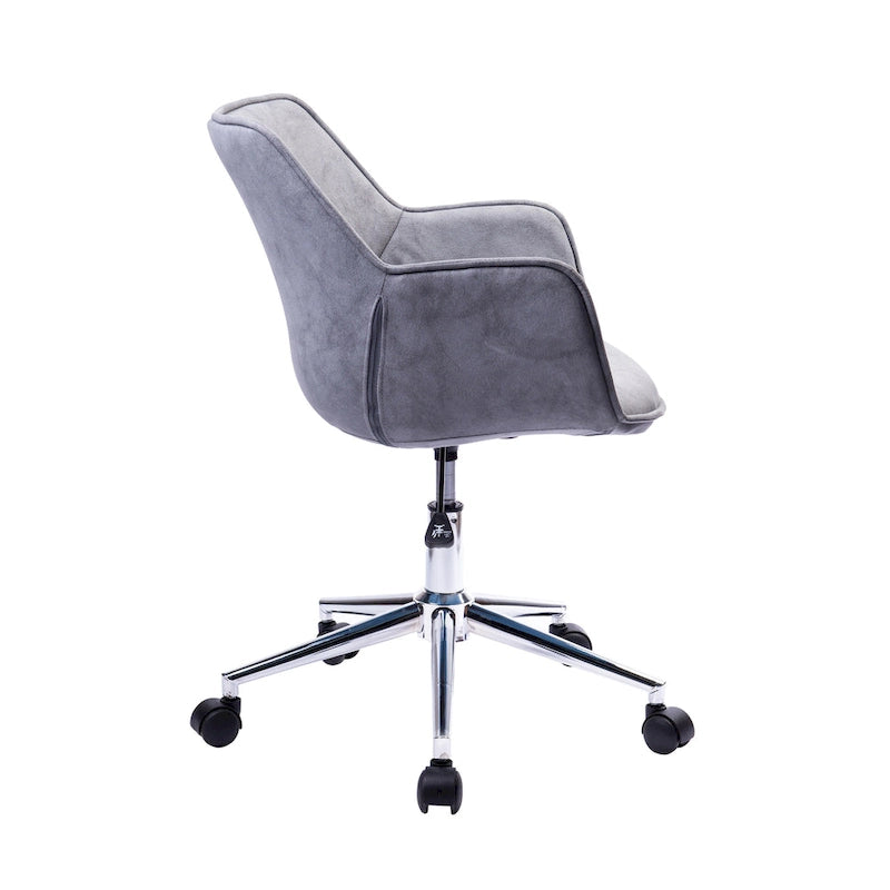 Xen Adjustable Office Chair, Microfiber, Chrome Base