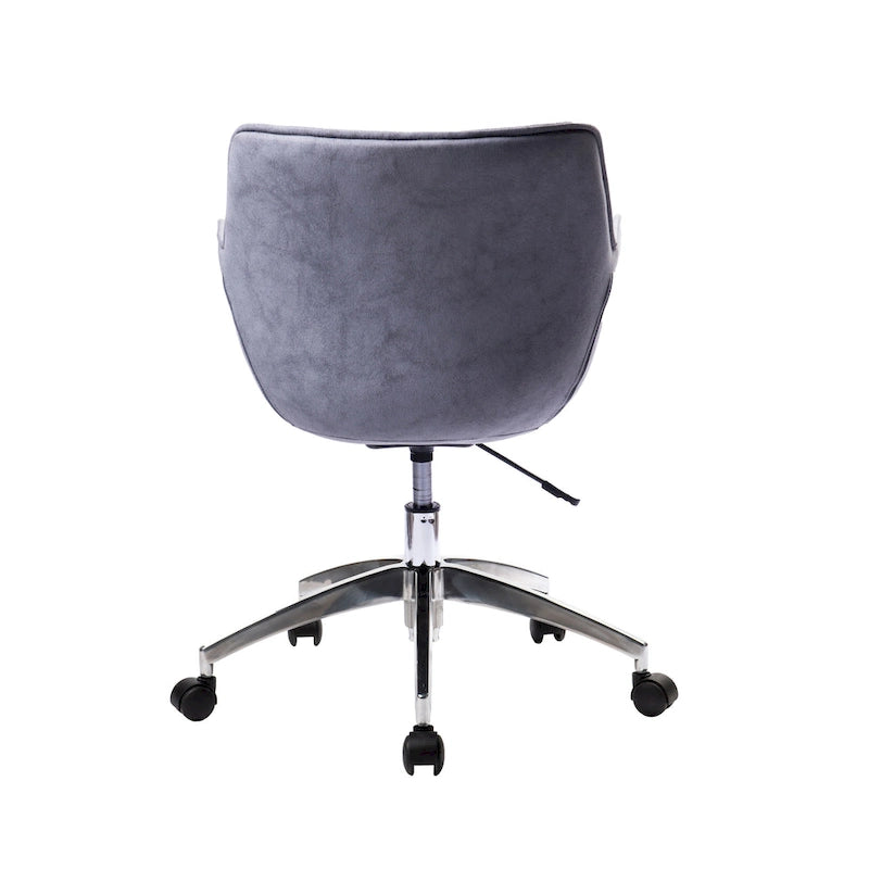 Xen Adjustable Office Chair, Microfiber, Chrome Base