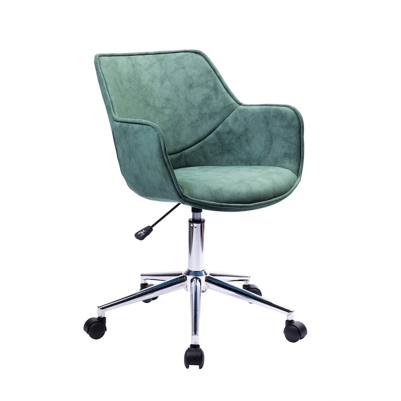 Xen Adjustable Office Chair, Microfiber, Chrome Base