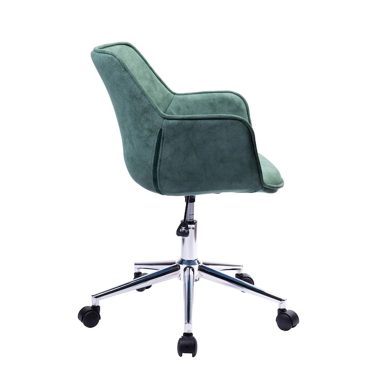 Xen Adjustable Office Chair, Microfiber, Chrome Base