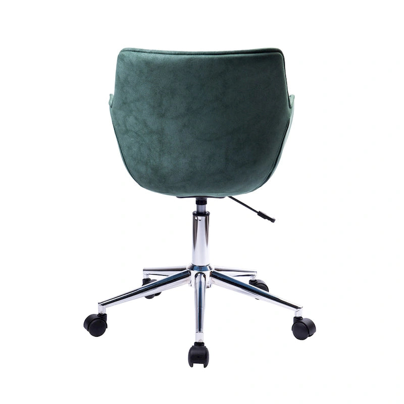 Xen Adjustable Office Chair, Microfiber, Chrome Base