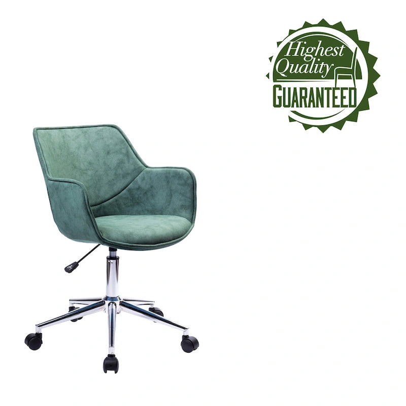 Xen Adjustable Office Chair, Microfiber, Chrome Base