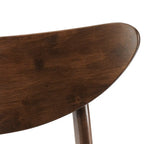 Landon 2Pc Wood Dining Chairs W/Upholstered Seat - 33.25H x19.75W x 19.75D