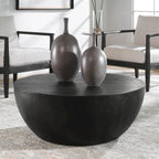 Lark Ebony Coffee Table - 42W x 16H x 42D