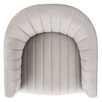 Swivel Channel Tufted Barrel Chair - 28 W x 31 L x 30 H - 28Wx31Dx30H