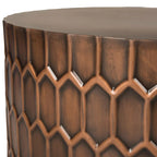 Marita Antique Copper Coffee Table - 29 x 29 x 15 - 29Wx29Dx15H
