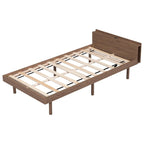 Twin Size Platform Bed Frame with USB Ports