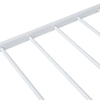 Full Size Metal Platform Bed with twin size trundle
