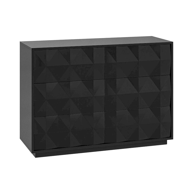 Modern 6-Drawer Dresser by HULALA HOME